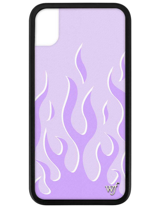 Lavender Flames iPhone Xr Case