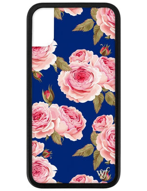 Navy Floral iPhone X/Xs Case