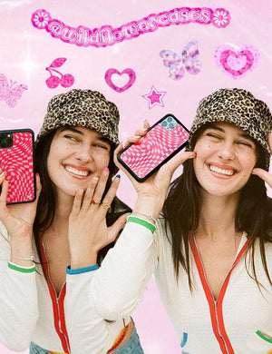 Crazy Checkers iPhone 12 mini Case | Pink.
