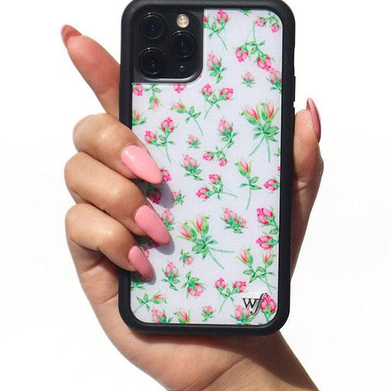 Pink Posie Rosie iPhone 13 Pro Max Case.