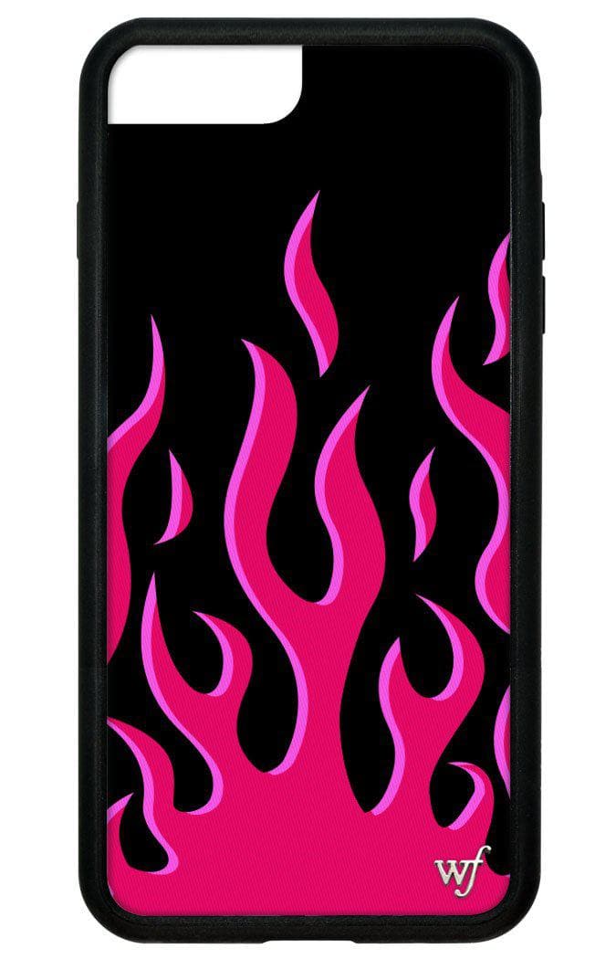 Flames Iphone 6 7 8 Plus Case Red Wildflower Cases