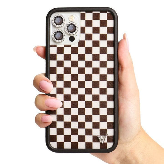 wildflower checkers iphone 11|brown