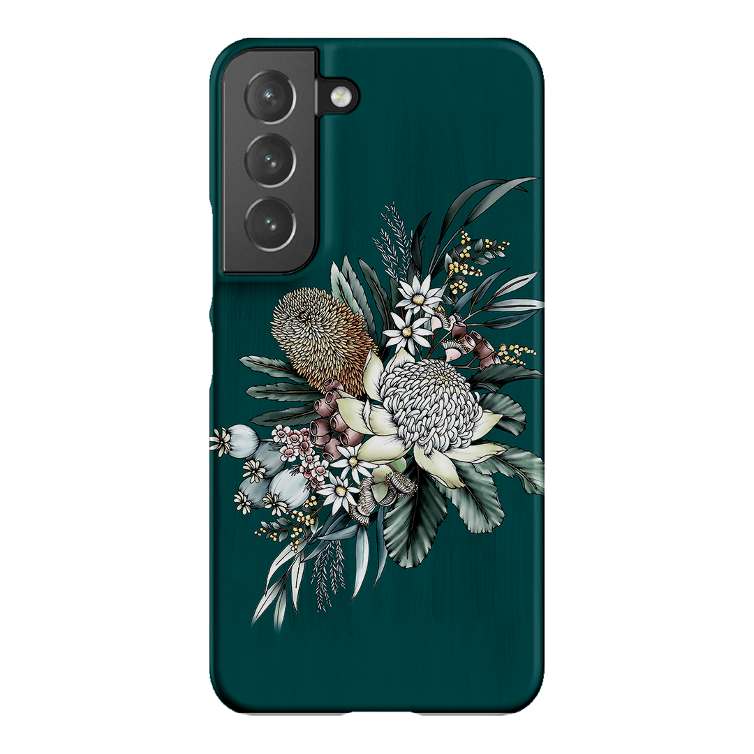 Teal Native Printed Phone Cases Samsung Galaxy S22 Plus / Snap by Typoflora - The Dairy