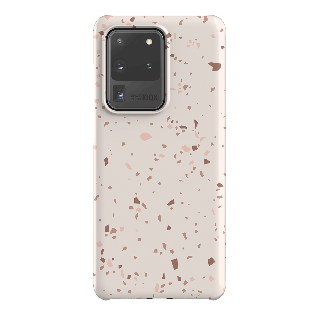 Neutral Terrazzo Printed Phone Cases Samsung Galaxy S20 Ultra / Snap by The Dairy - The Dairy