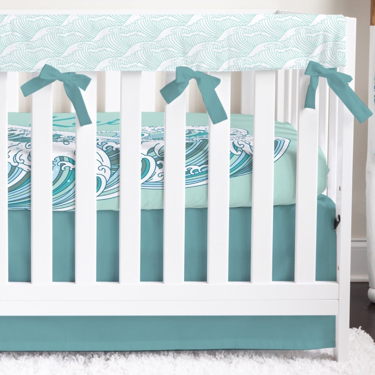 Ocean Waves Crib Bedding Set