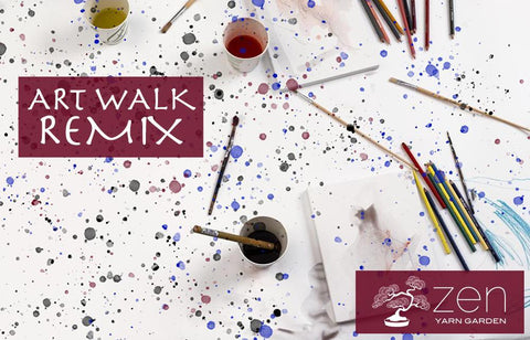 ZenKnitBox Art Walk Remix Yarn Club Subscription