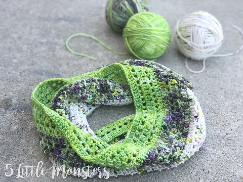 Vivid Scarf Free Crochet Pattern