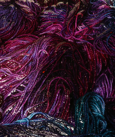 multicolour yarn in dyepot