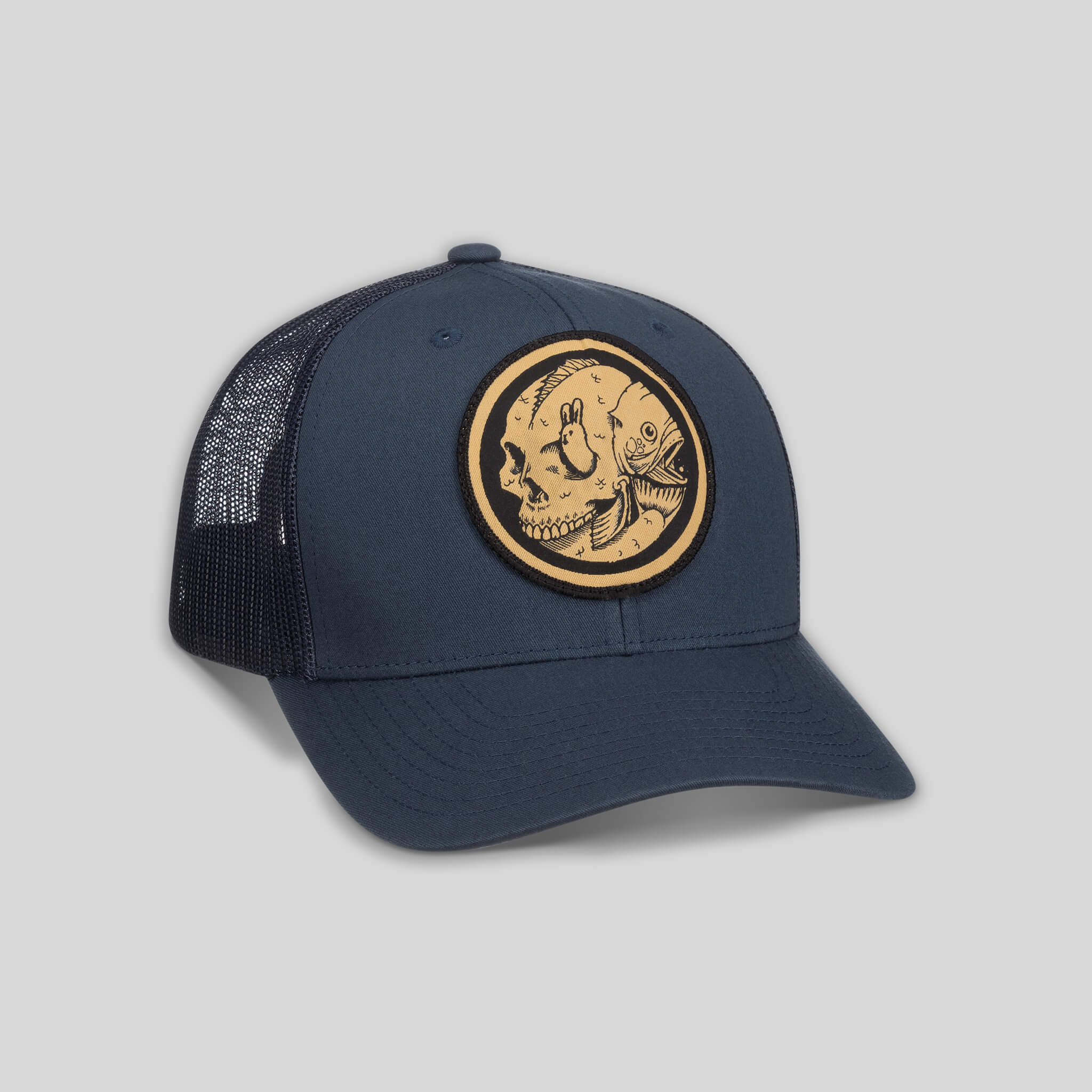 Fish Factory Two Tone Trucker Hat by Jeremy Fish