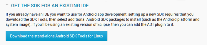 Download do Android SDK