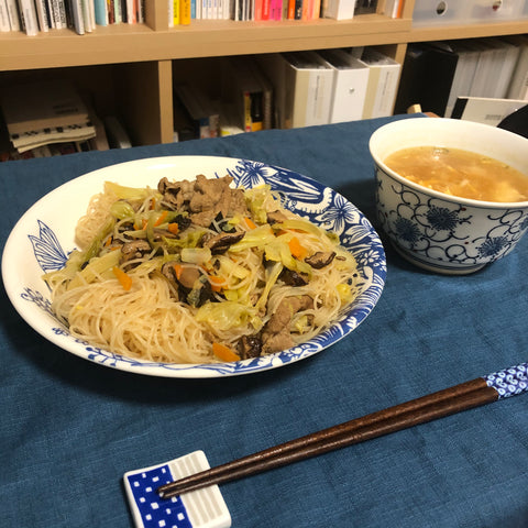 手作り台湾焼きビーフン