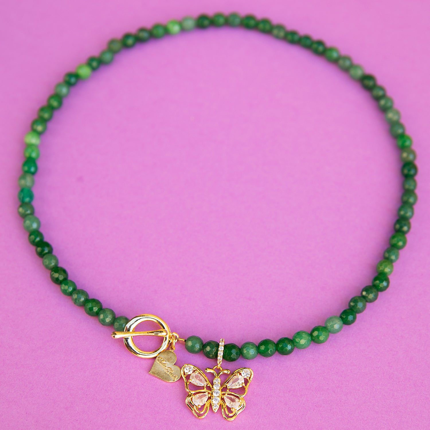 Jade Butterfly Necklace