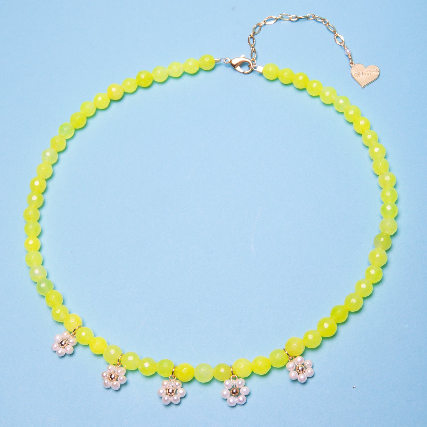 Jade Daisy Necklace