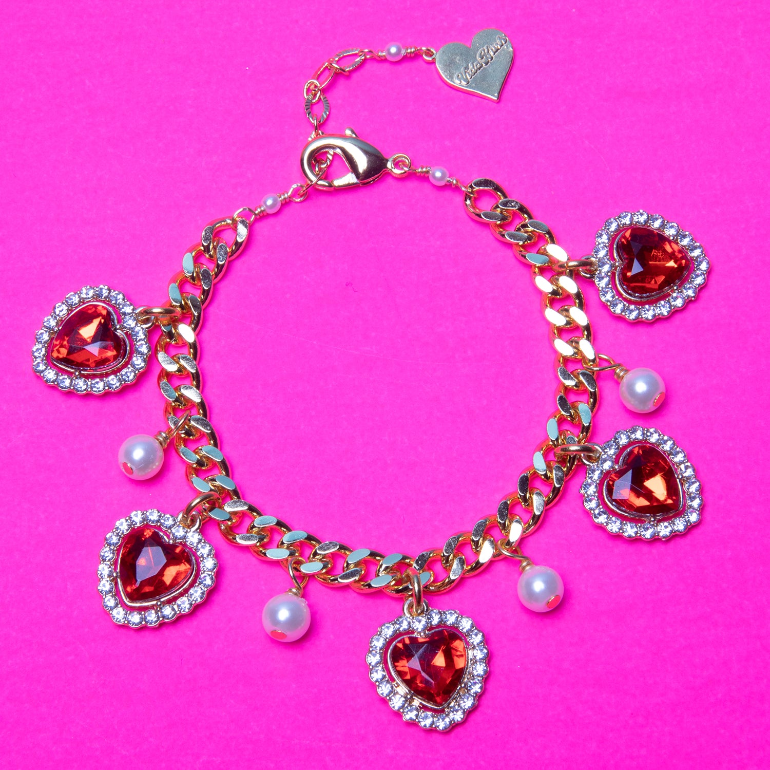 Pearl Pretty Pretty Princess Charm Bracelet