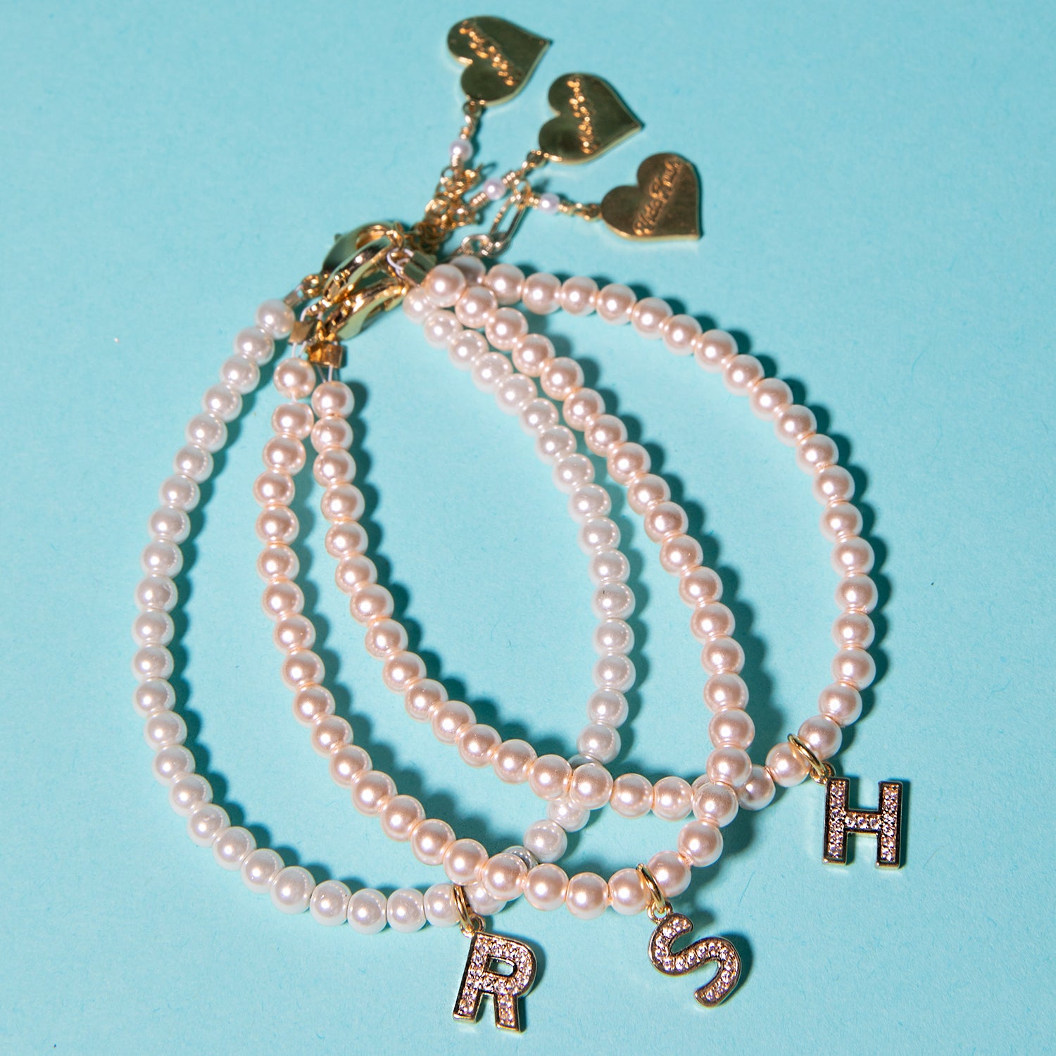 Pearl Initial Bracelet