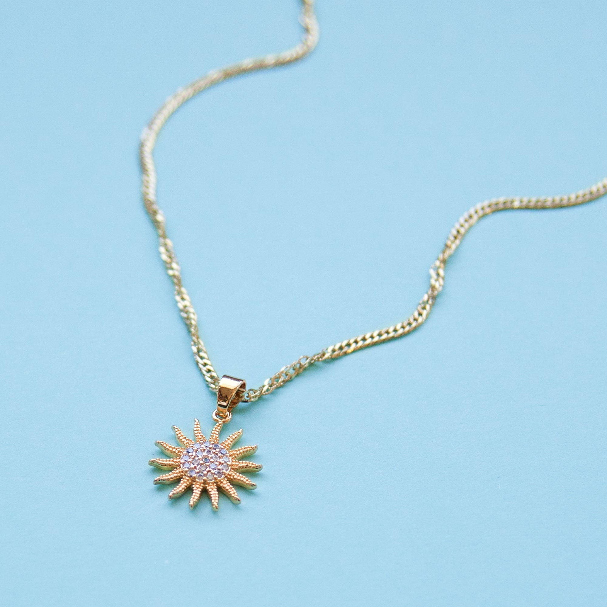 Sun Goddess Charm Necklace