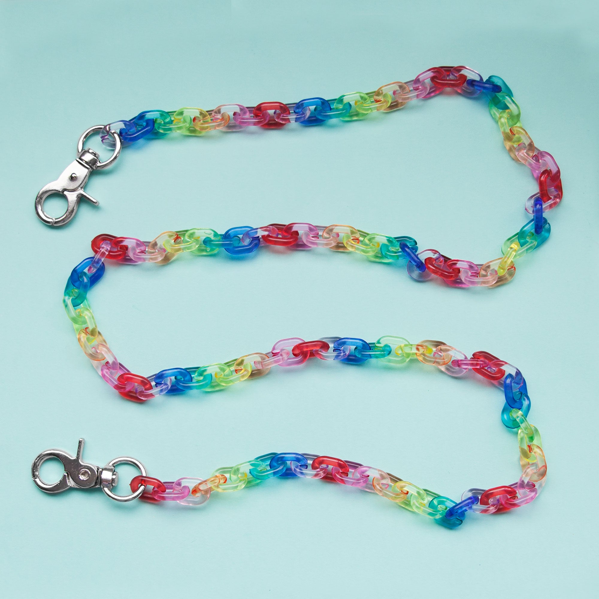 Fruit Loop Clear Chain Belt