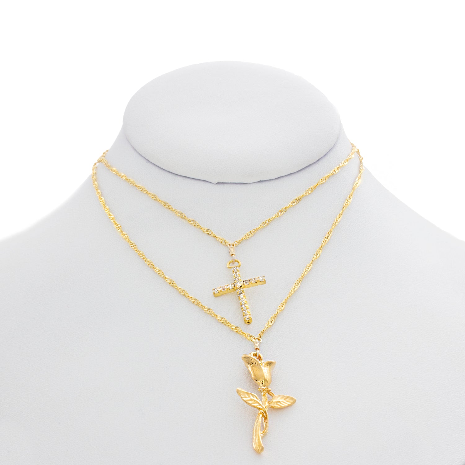 La Rose-Croix Layered Choker