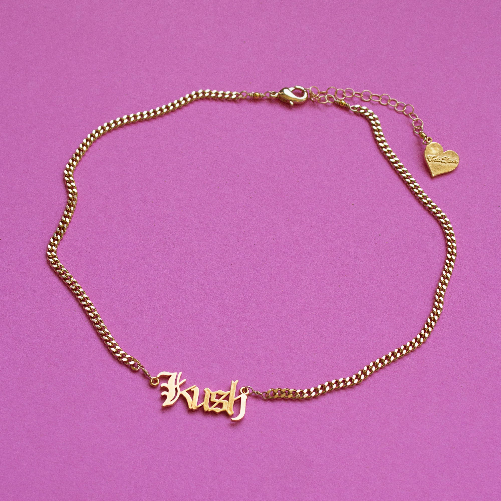 Kush Nameplate Necklace