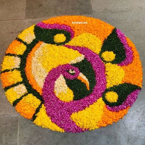 Floral Rangoli design