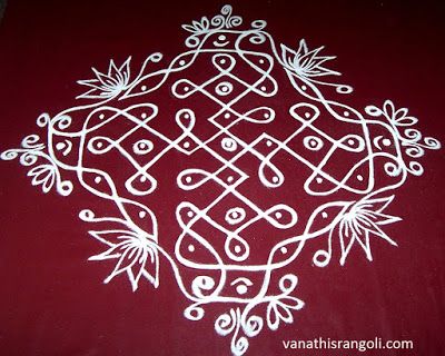 Lined  Pongal Kolam