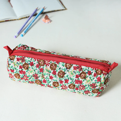 Quilted Multipurpose Pencil Pouch