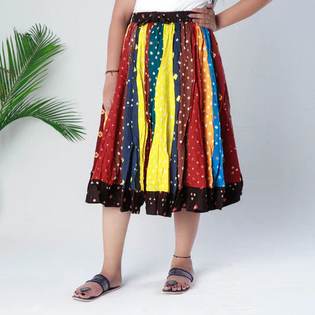 Ethnic Tie & Dye Skirt -