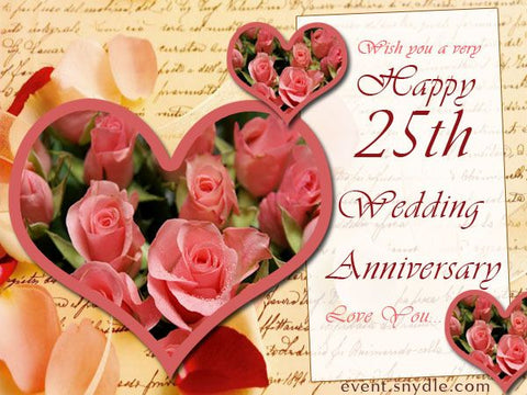 30+ Beautiful 25th Wedding Anniversary Wishes Ideas l iTokri आई.टोकरी