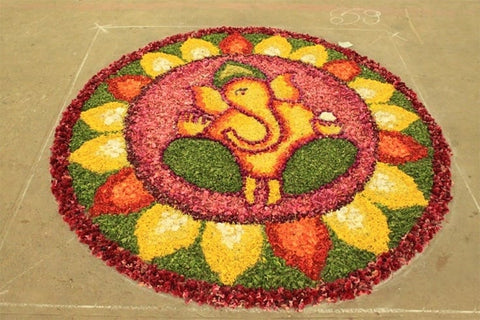 Floral Rangoli Design