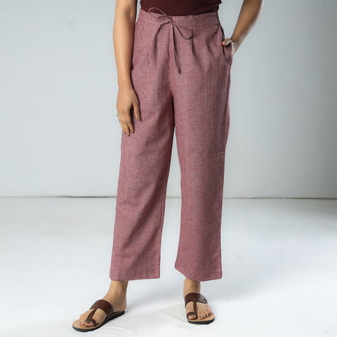 Buy Trendy Red Palazzo Pants Online  The Feel Good Studio