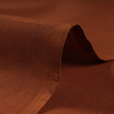 Dark Brown - Original Mangalgiri Handloom Cotton Fabric