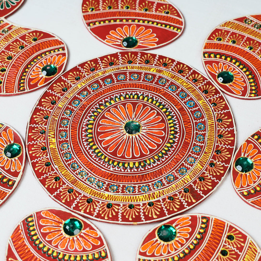 Buy Traditional Hand Painted Wooden Rangoli Online at iTokri.com ...