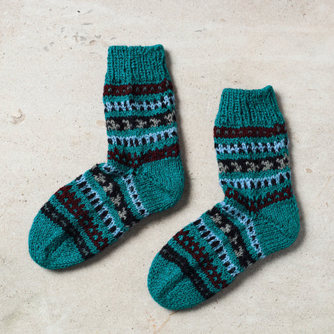 Wholesale Hand Knitted Woolen Socks Supplier from Delhi India