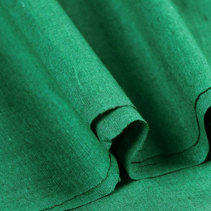 Sea Green - Vidarbha Handloom Pure Tussar x Katia Silk Fabric