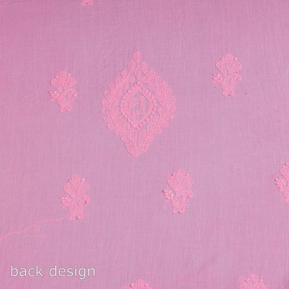 Lucknow Chikankari Hand Embroidered Soft Cotton Kurti Material