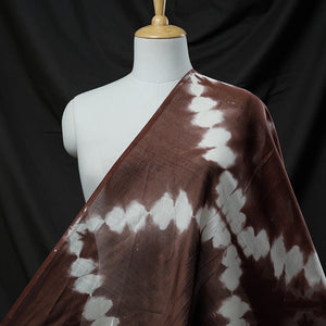 Shibori Tie-Dye Chanderi Silk Handloom Precut Fabric (1 meter)