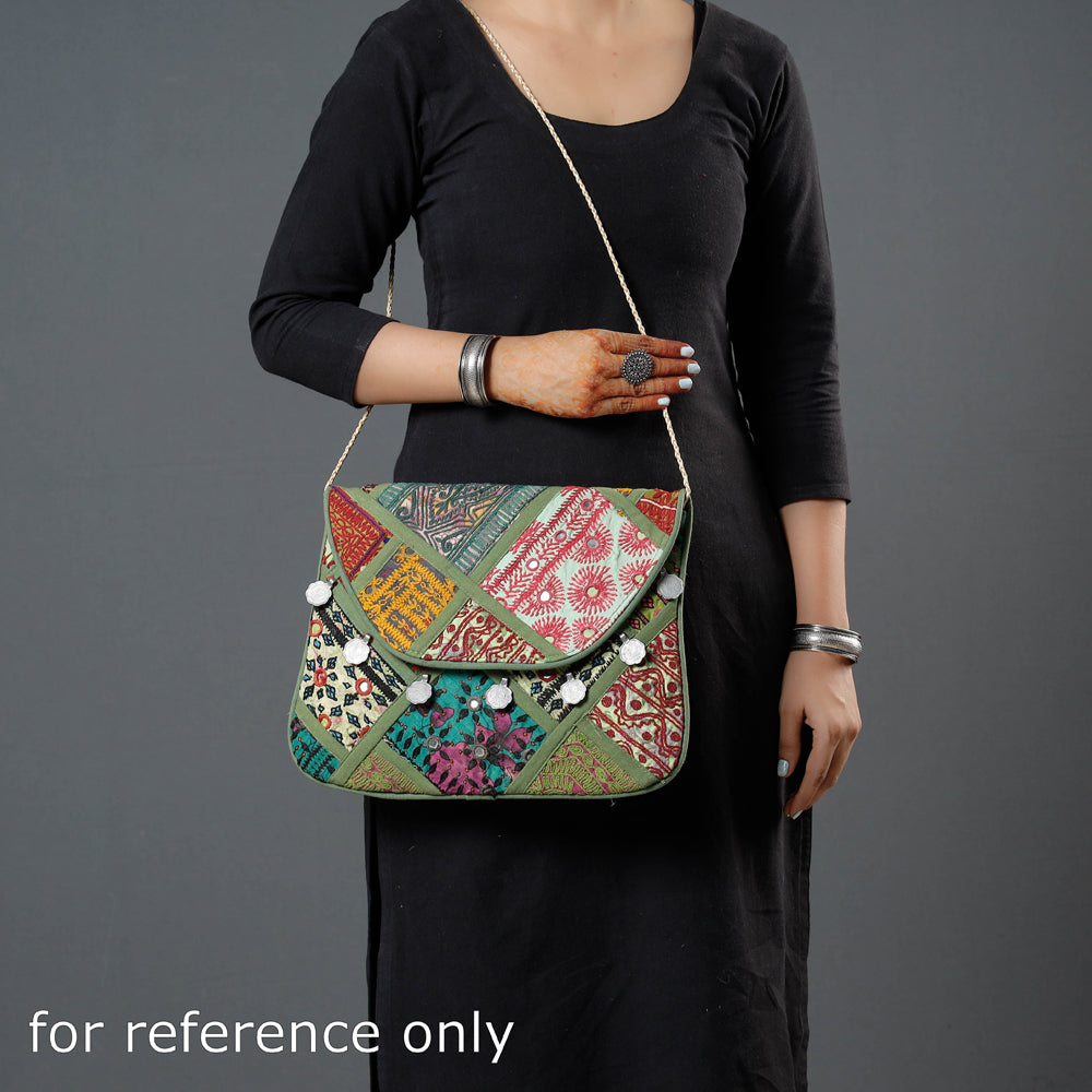 Buy Banjara Vintage Embroidery Bead  Coin Work Sling Bag Online l  iTokricom  iTokri आईटकर