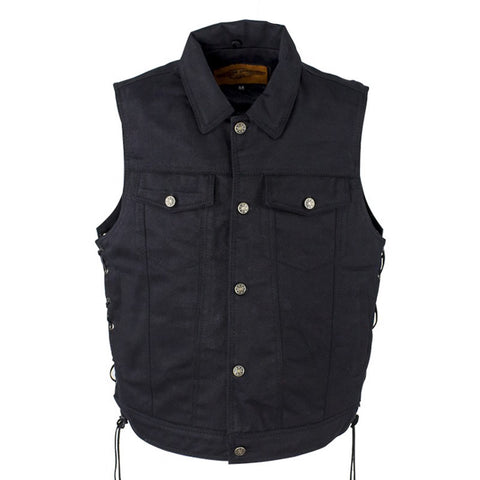 Classic Biker Leather — Men's Leather Motorcycle Vests