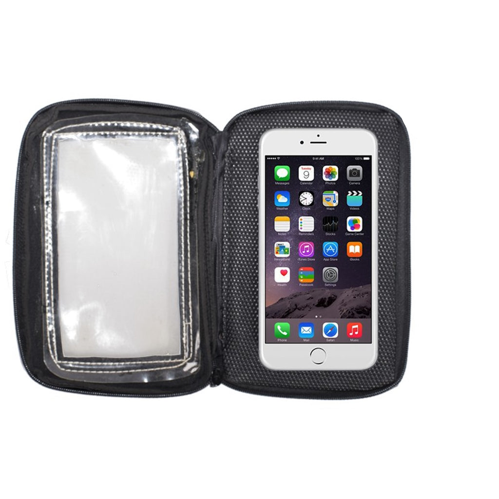 Classic Biker Leather — Motorcycle Magnetic Tank Bag Cell Phone & GPS ...