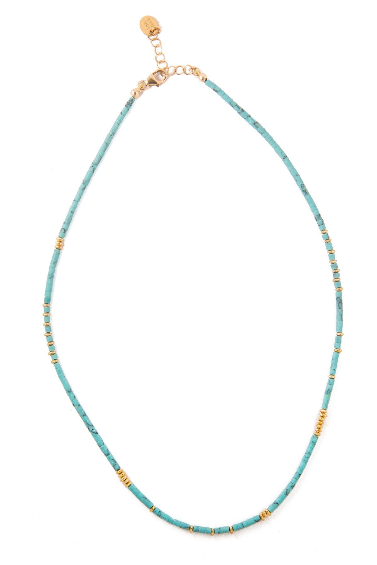 Rivas Choker - 14K Goldfill + Turquoise