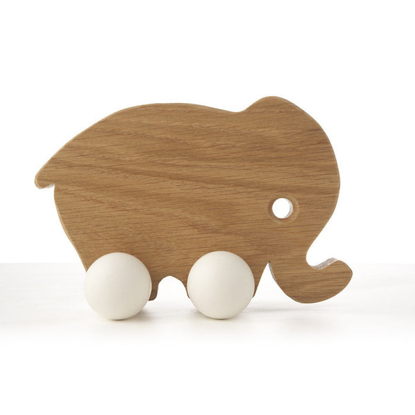 wooden elephant toy