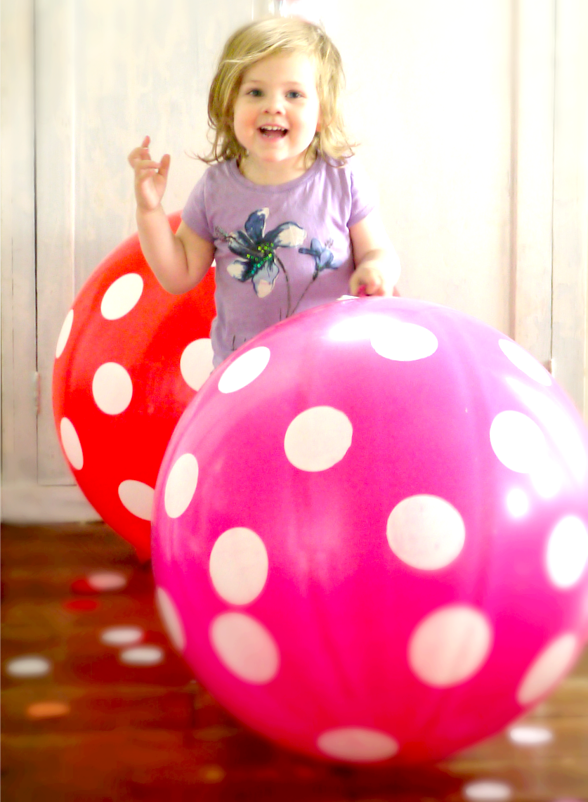 Lot de 5 ballons Confettis – My Little Day – Poulpito
