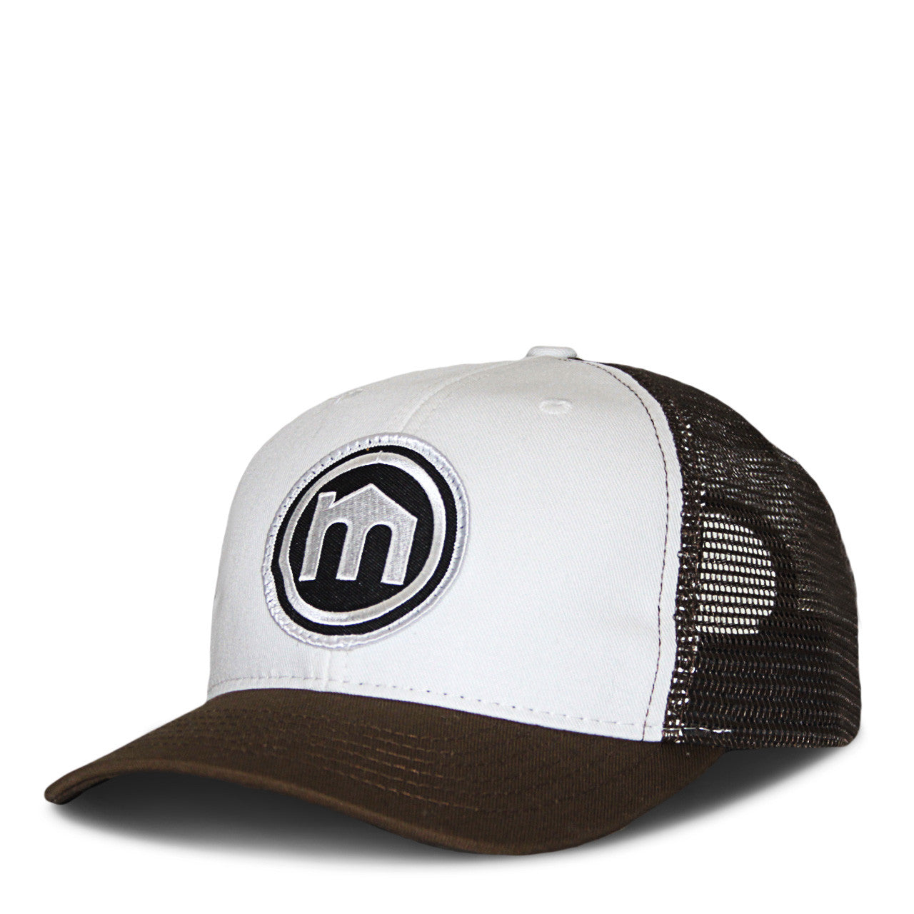 Brown and White Trucker Hat