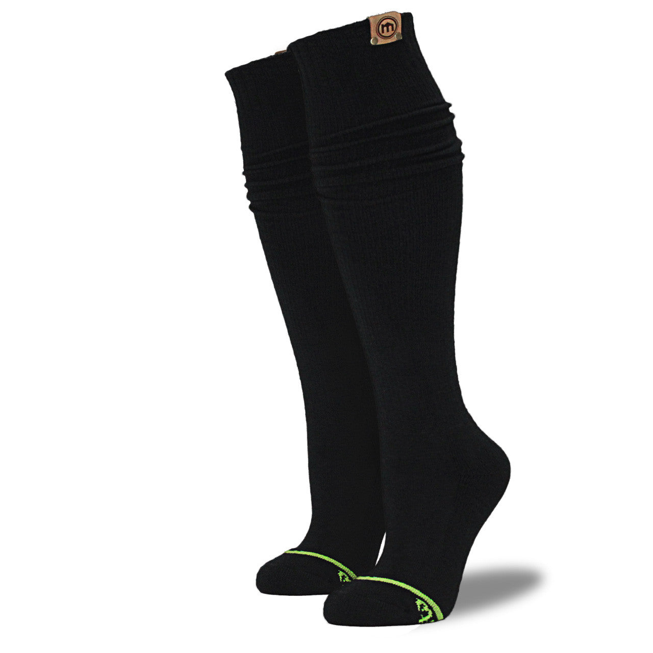 Black Womens Boot Socks