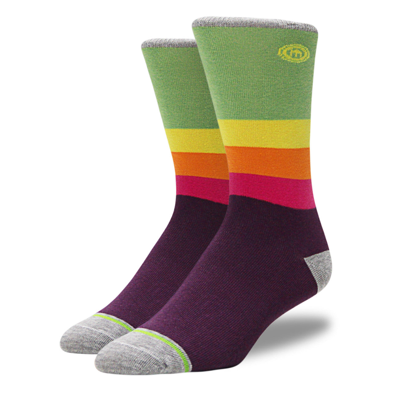 The Joy - Men's Rainbow Striped Socks