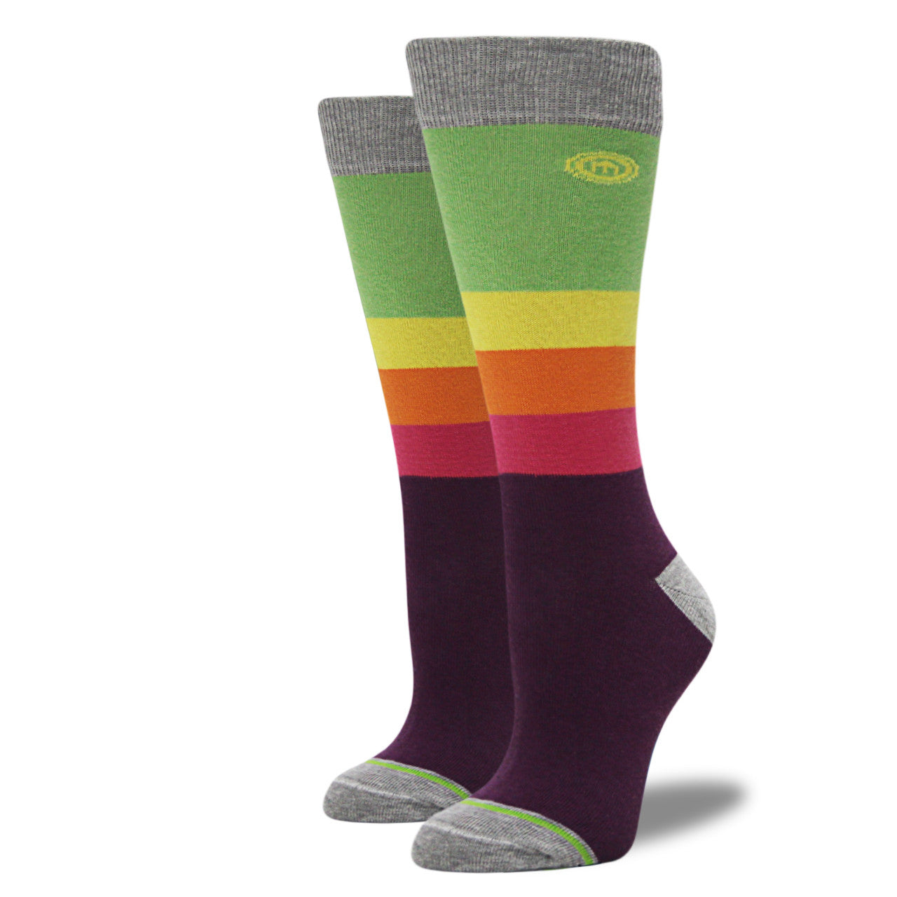 The Joy - Women's Rainbow Striped Socks