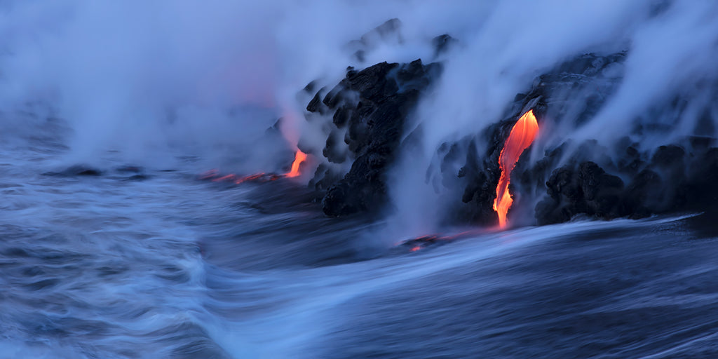 Fine art photograph of Kilauea Lava on the big island of Hawaii.  