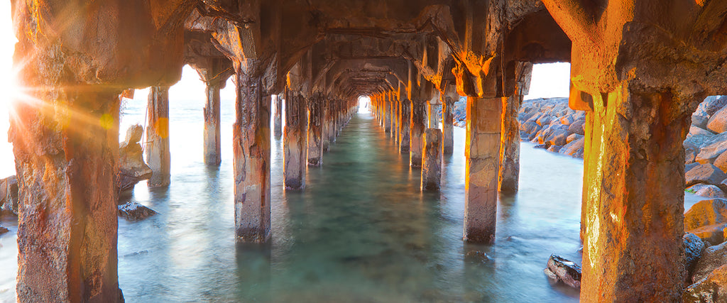 Fine art photography of Mala wharf at sunrise in Lahaina, Maui, Hawaii. 