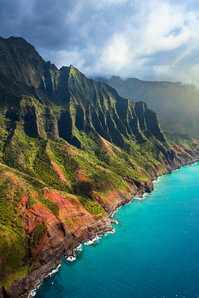 Fine art landscape photograph of the Napali coastline in Kauai, Hawaii. 