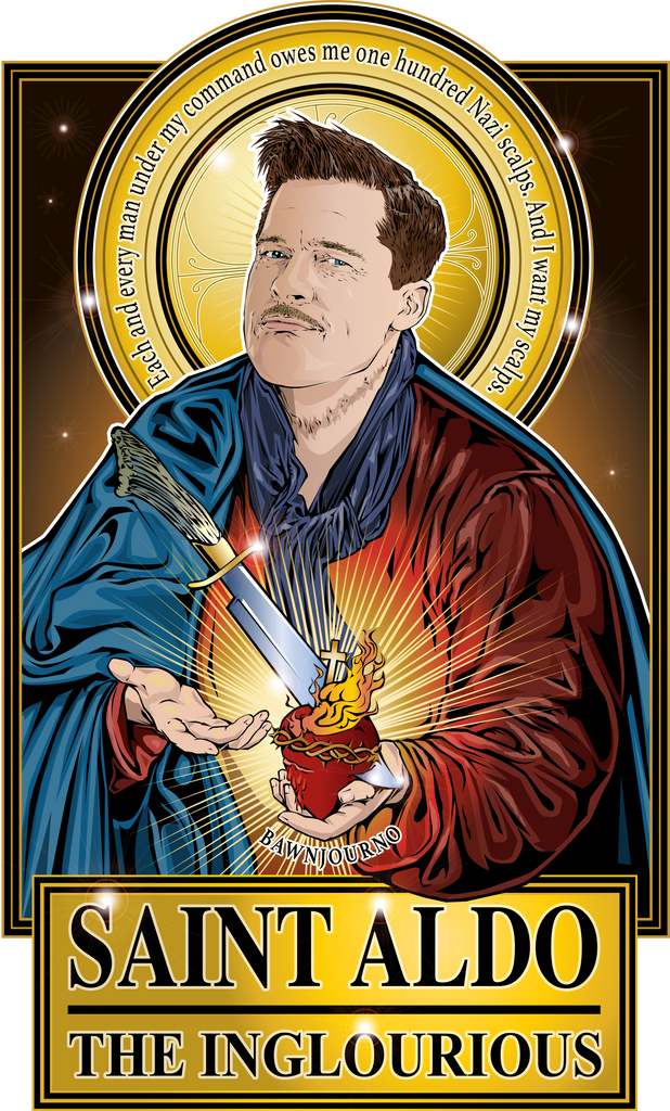 Saint The Inglorious Poster – Cleaverandblade.com